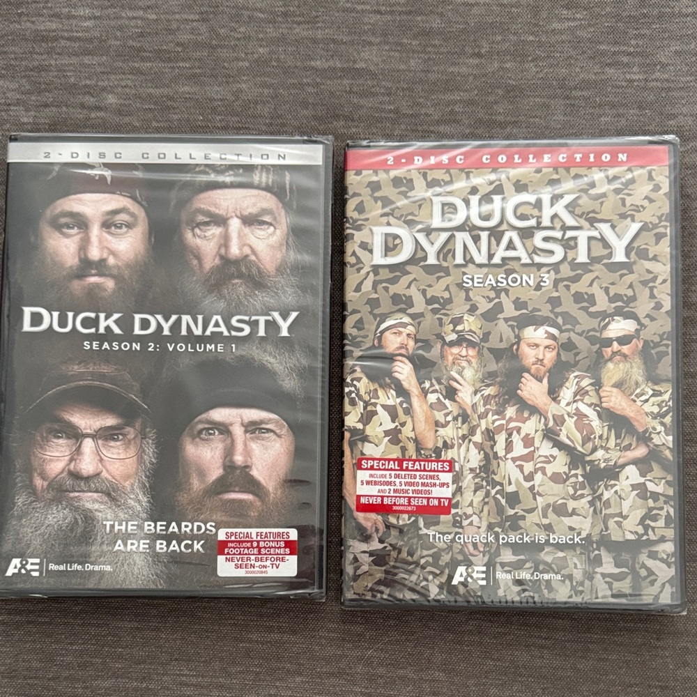 Duck Dynasty DVD Collection seasons 2 and 3 brand new